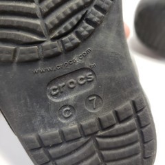Crocs Classic Clog Kids Fun Lab Black Shark Light up Size C 7 Slip On Sandal