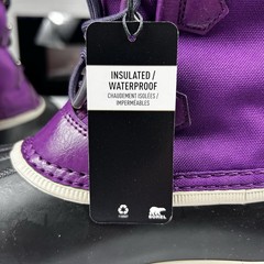 Sorel Youth Yoot PAC Nylon Waterproof Boot Size 7 Wild Iris/Dark Plum New in Box