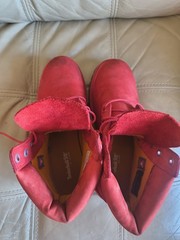 Timberland 6 Inch Premium Boot Junior ’50th Anniversary – Medium Red‘ Sz 7