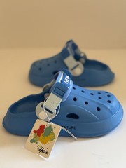 Heva Blue EVA Hook & Loop Buckle Clogs New Child Size 9