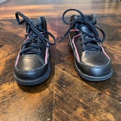 Nike Air Jordan 2 Retro BT Black Varsity Red 395720-002 Toddler Kids Size 10C