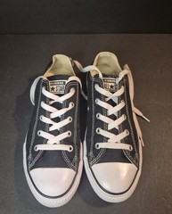 Converse Chuck Taylor All Star 3J231 & 3J235 Black/White Canvas Shoes – Size 3