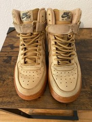 Nike Air Force 1 High ‘07 LV8 WB “Flax” Size 5.5 Youth Wheat-Gum Light Brown