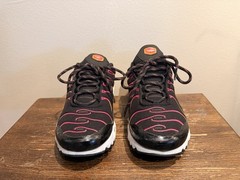 Nike Air Max Plus GS Black Pink White Orange Size 4.5 Youth