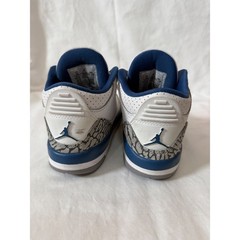 Jordan 3 Retro Wizards White Blue Grey Elephant Print DM0968-148 Kids 9C