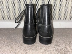 Justin Original Work Boot Black Leather Children’s Size 10.5 Heritage Lacer