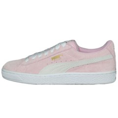 junior PUMA SUEDE CLASSIC PINK WHITE 355110-30