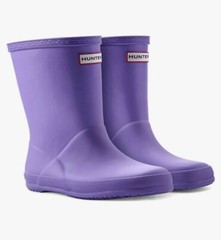 NEW $70 Hunter Original First Classic Boot Purple Burst US 2B/3G/EU33/UK1