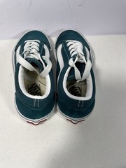 Kids VANS Off The Wall OLD SKOOL Deep Teal Skateboard Sneakers Size 12