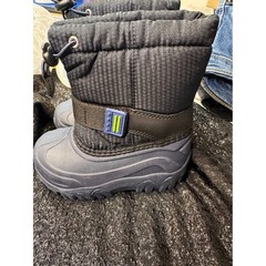 Kids Navy Blue Waterproof Winter Snow Boots Size 25 Kids Boots Rain Snow Warm 26