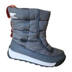 Sorel Whitney II Puffy Waterproof Boot Kids Youth size 10 Snow Winter Rain