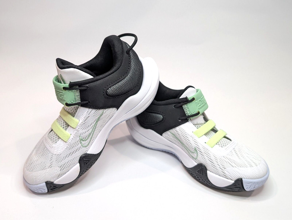 Nike Giannis Immortality 2 (GS) White/Black/Volt Little Kid’s Sneakers-Sz 11C NB