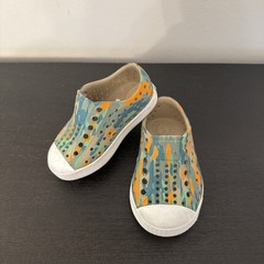 Kids Native Jefferson Sugarlite Rubber Slip On Shoes Size C4 City Camo