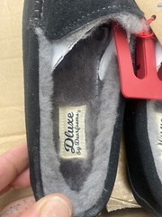 Kids Dluxe By Dearfoams Cognac Shearling Slippers – Size 5 NEW!!