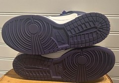Nike Dunk HI Electro Purple Midnight Navy Size 5Y