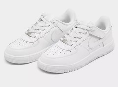 Size 2 (Little Kid) – Nike Kids Air Force 1 Low Easyon Shoe, White Nike Shoes