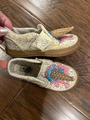 Vans Off The Wall Melted Ice Cream Cone Tennis Shoes 11 Maybe