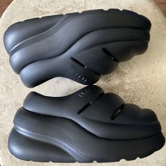 Ugg Kids Sport Yeah Clogs Size Toddler T-8 Black EVA Chunky Never Worn No Box