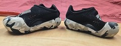 adidas Black White Camouflage Mesh Slip-On Athletic Shoes Unisex Baby Sz 3k