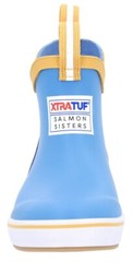 Xtratuf Kid’s Ankle Deck Boot – Salmon Sisters Light Blue