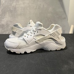 Nike Air Huarache Run Shoes Youth Size 5Y All White GS 654275-110 Sneakers
