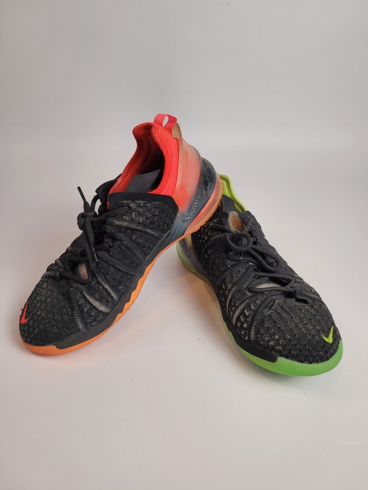 Nike Lebron 18 Black Crimson Volt Basketball Shoe Sz. 7Y/ Mens 7 (CW2760-009)