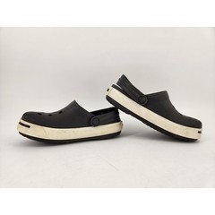 Crocs Crocband II Clogs Kids Size C10/11 Black White Slip On Sandals 11990