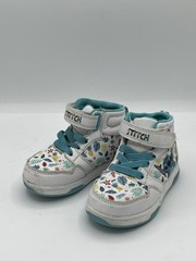 Vintage Lilo & Stitch White Hook & Loop High Top Sneakers Y2K Kids Size 7