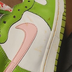 Nike Dunk Strawberry Shortcake/ Green White Pink Size 7 Y