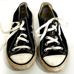 Converse All Star Sneakers Low Top Black White #3J235 Unisex Kids Youth Size 3