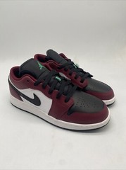 Jordan Big Kid’s 1 Low SE Dark Beetroot/Black-Roma Green DM0589-635 Youth Size 5