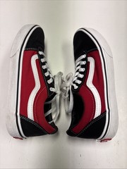 VANS OFF THE WALL Classic Red, Black and White Youth Size 5