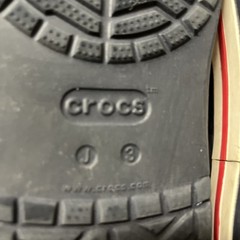 Crocs Classic Kids Clogs Sz J 3, Blue Rubber Ankle Strap Slip-On