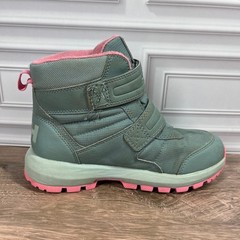 Helly Hansen Winter Boots Kids Teal Green Pink Waterproof Primaloft 11645 Size 1