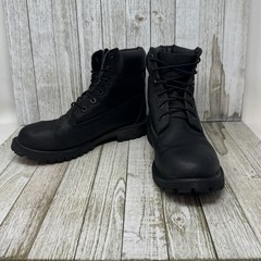 Timberland Boots 12907 Junior 6″ Size 7M Black Primaloft Leather Lace Up