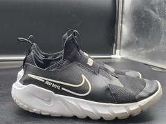 Nike Flex Runner 2 Shoes Youth Size 6Y Black Running Sneakers DJ6038-002 Stains
