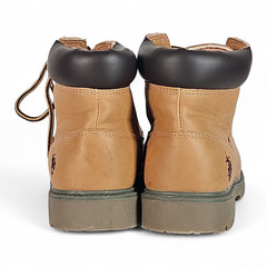U.S. Polo Assn. Owen High Boots Kid’s Size 13M Tan Lace Up Ankle Casual