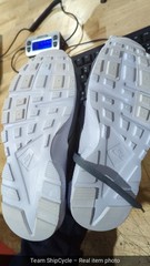 with box 2021 Nike Huarache Run Cool Grey Wolf Grey White Youth SZ 55Y G1N