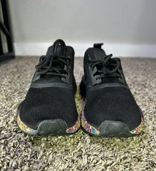 Adidas NMD_R1 Black Mosaic Boost Youth Size 7 / 8.5W Multi Color Trainer GX7179