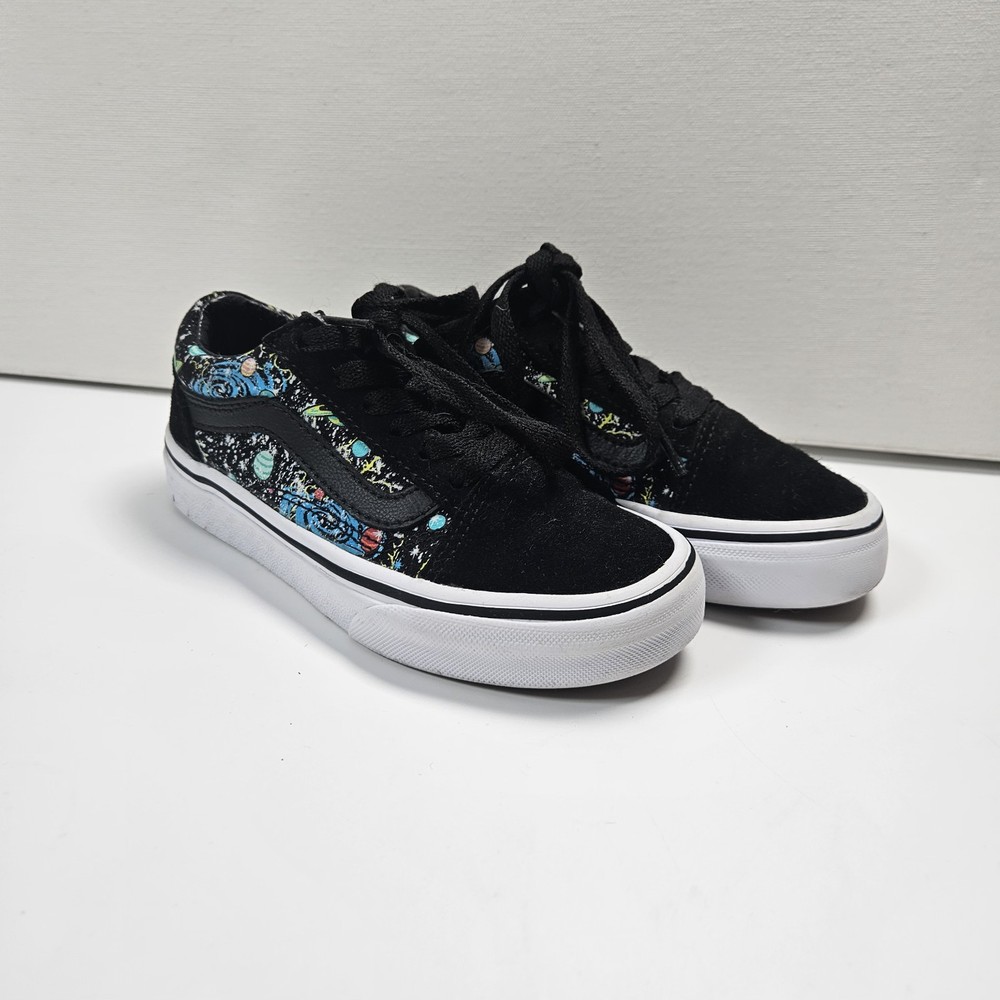 Vans Boys Old Skool Glow in the Dark Psychedelilc Space Sneakers Shoes 11.5 Kids
