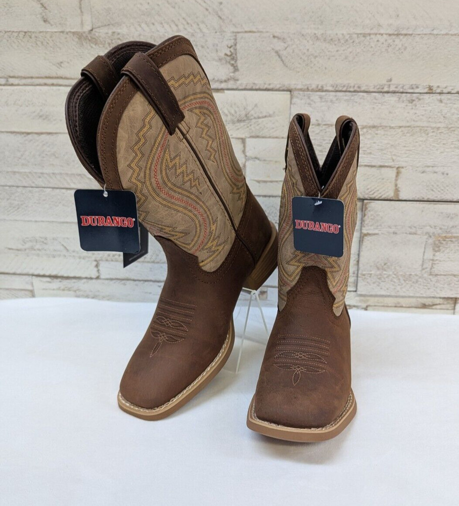 Youth Durango Rebel Pro Coffee & Bone Western Boots DBT0241Y