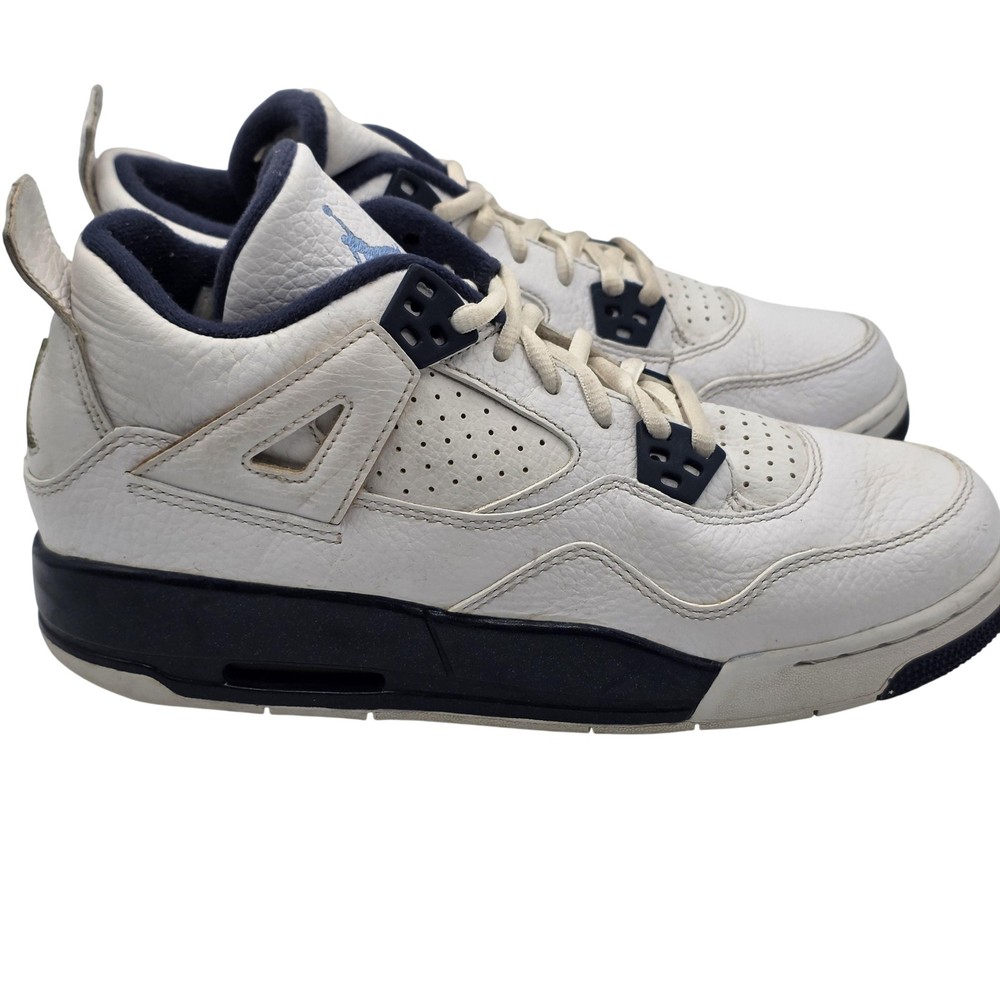 Jordan Air Jordan 4 Retro Shoes Youth Size 6.5Y Legend Blue Leather Retro Vtg