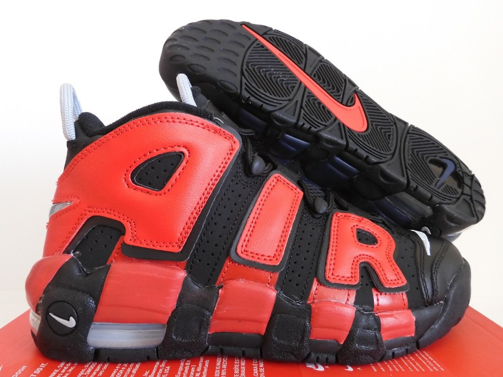 NIKE AIR MORE UPTEMPO (GS) ALTERNATES BLACK-SPLIT NAVY-RED SZ 7Y [DM0017-001]