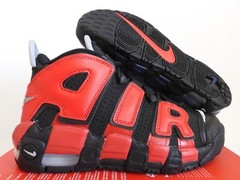 NIKE AIR MORE UPTEMPO (GS) ALTERNATES BLACK-SPLIT NAVY-RED SZ 7Y [DM0017-001]
