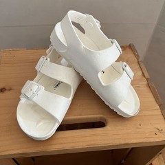 Birkenstock Kid Size 29 US 11-11.5 White Milano Essentials Waterproof EVA Sandal