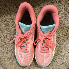 Jordan Zoom Separate GS Pink/Blue Low Top Mesh Lace-Up Basketball Youth 8