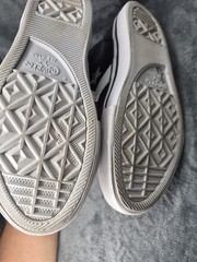 Converse All Star PRO BLAZE STRAP LEATHER Black & White Pre-Owned Size 3
