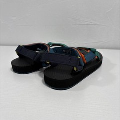 Teva Original Universal Kids Sz 2 Multi Color Hook And Loop Sandals NEW