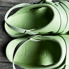 Chaco Big Kids Junior Green Slingback Sport Adjustable Sandals Sz 6