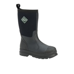 Muck Boot Chore Pull On Rain Boys Black Casual Boots KCH-000
